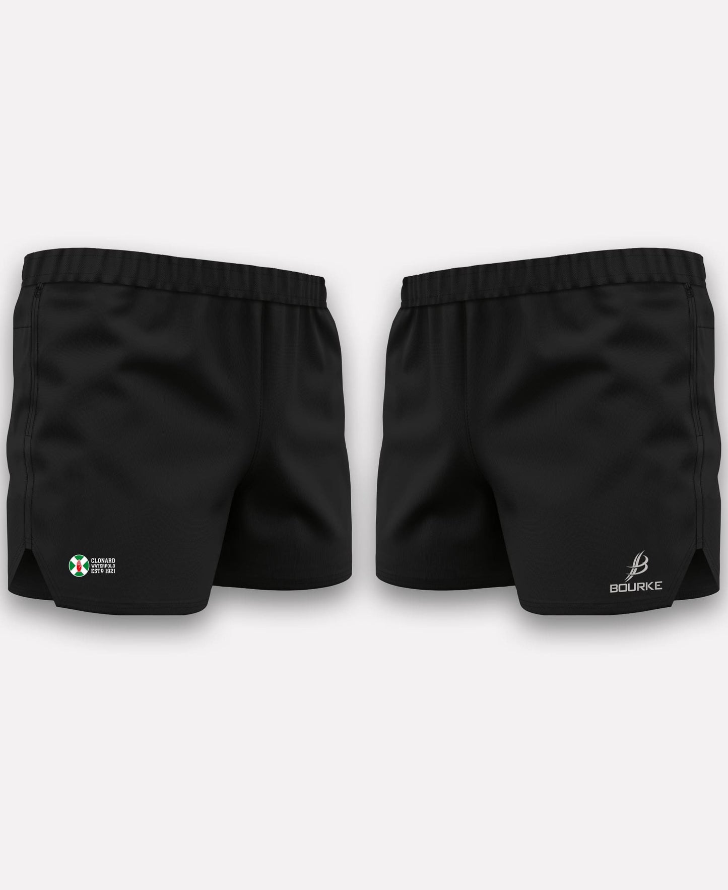 Clonard Waterpolo BARR Gym Shorts (Black)