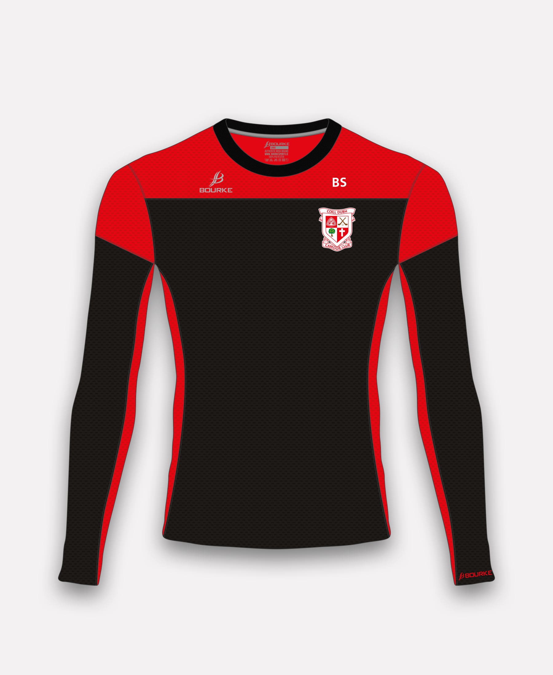 Coill Dubh Camogie TACA Crew Neck (Red/Black)