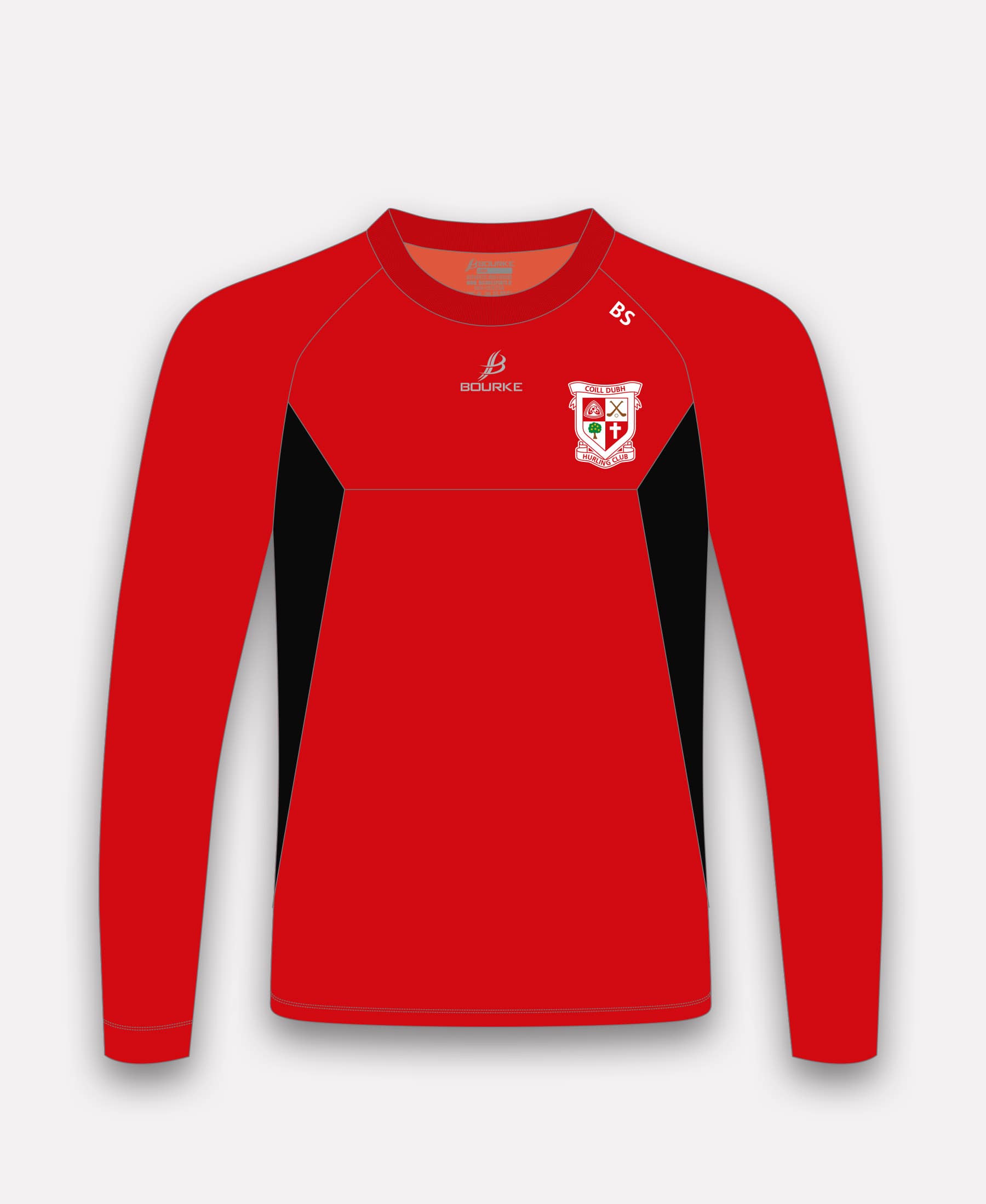 Coill Dubh Hurling Club BARR Crew Neck (Red/Black)