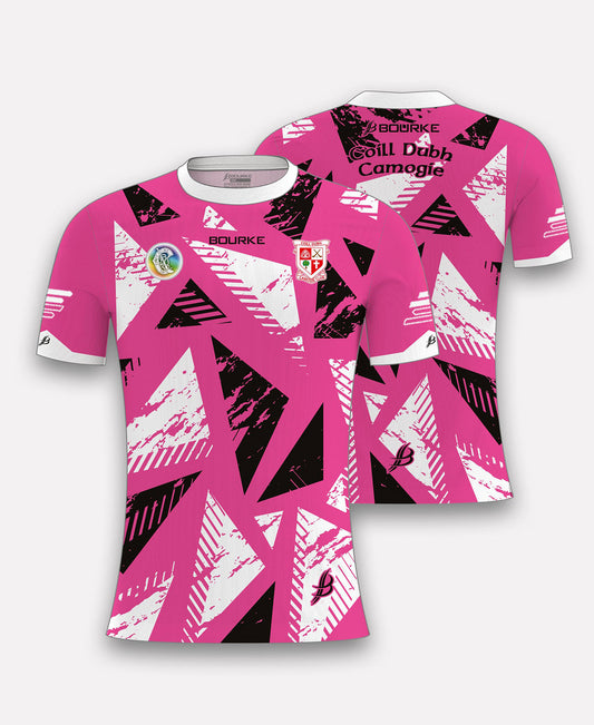 Coill Dubh Camogie Training Jersey (Black/Pink)