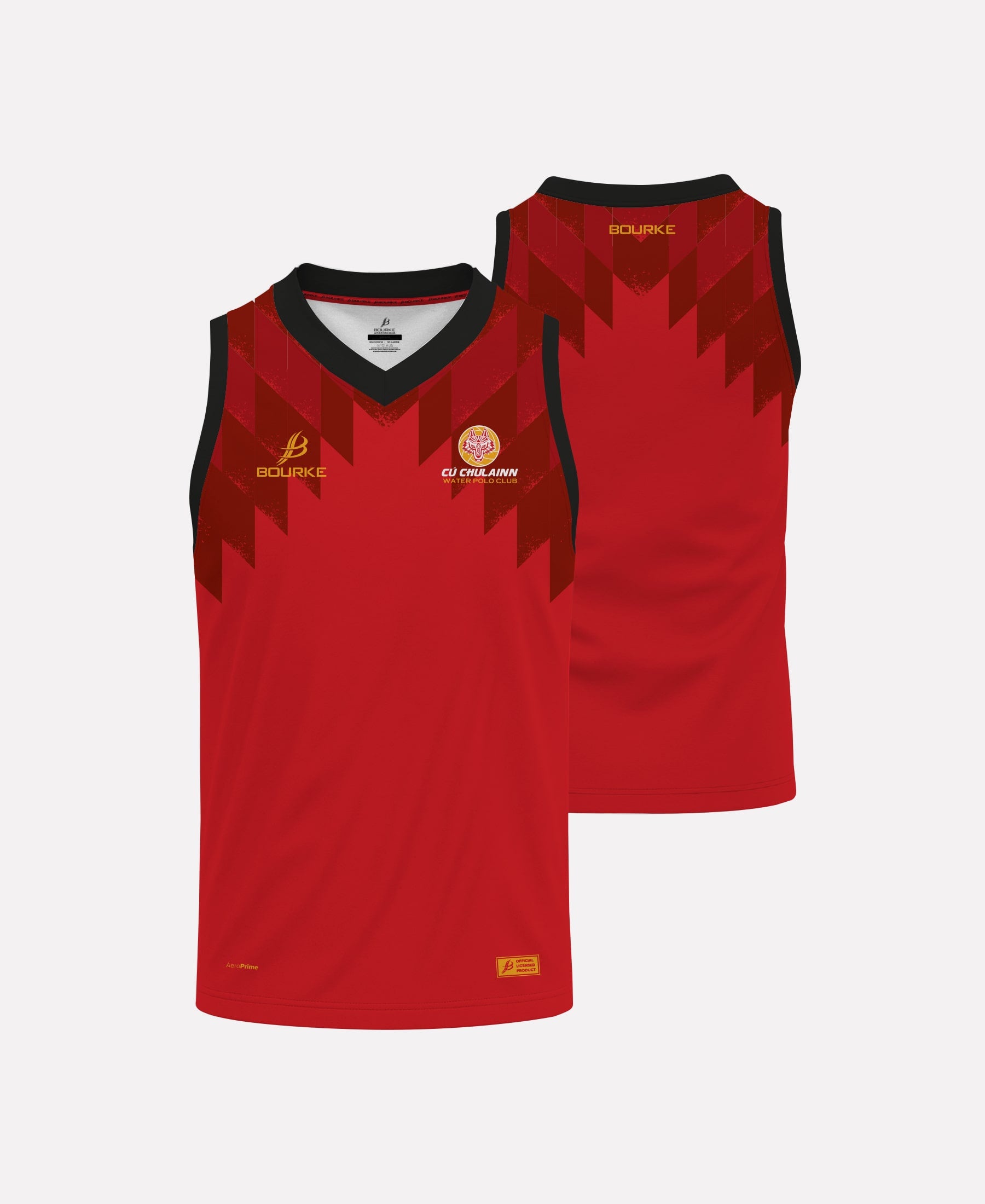 Cu Chulainn Water Polo Singlet 2025/26 (Red/Black) – Bourke Sports (.IE ...