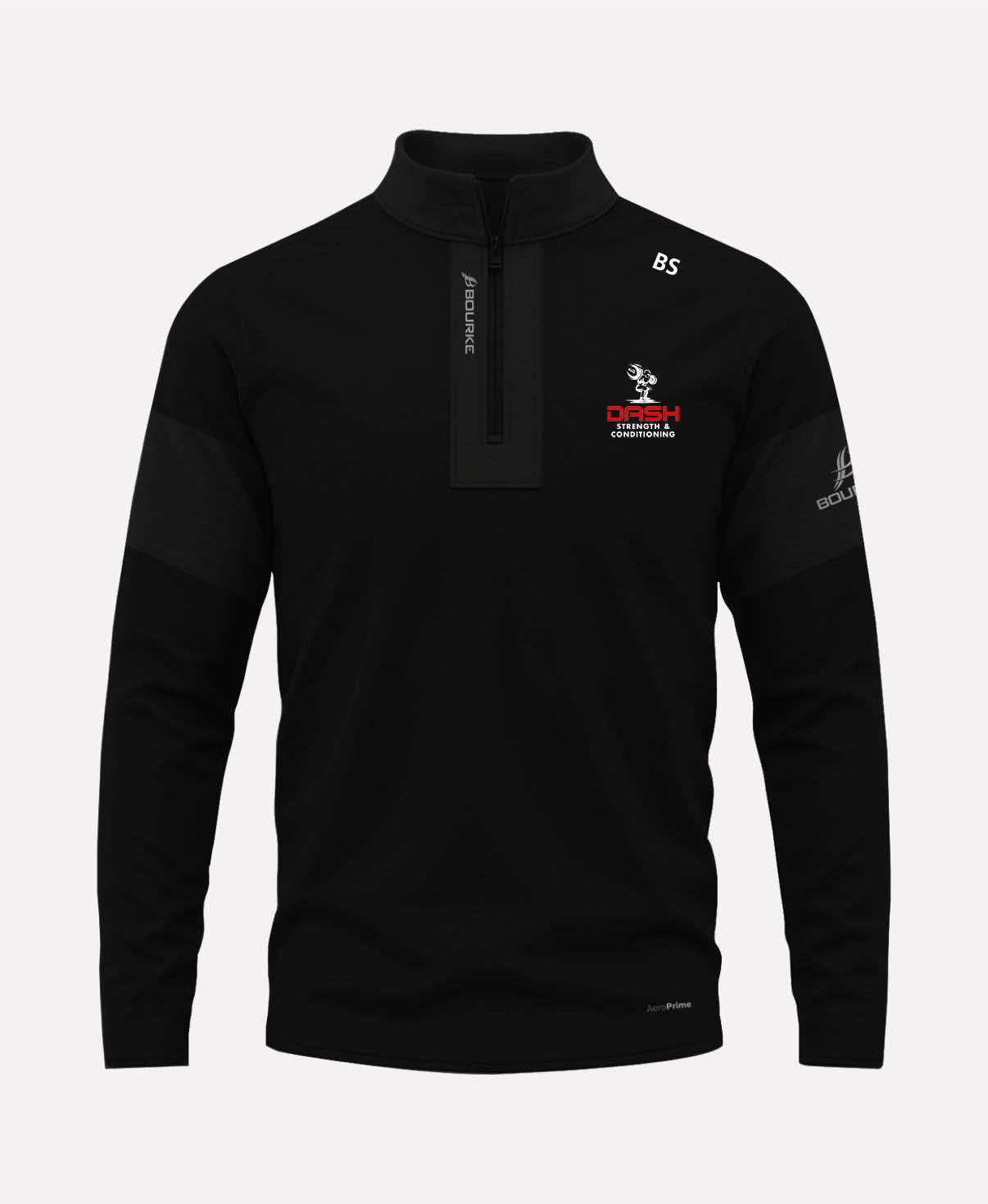 Dash Strength & Conditioning TEASRA Half Zip (Black)