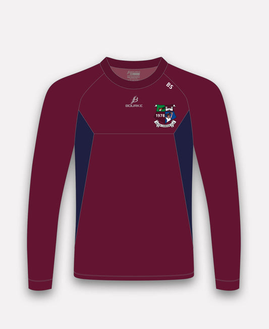 Delvin Camogie BARR Crew Neck (Maroon/Navy)