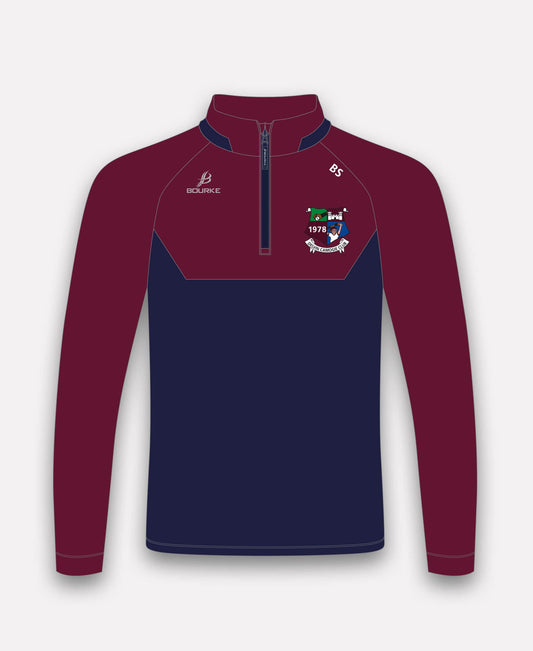 Delvin Camogie BARR Half Zip (Navy/Maroon)