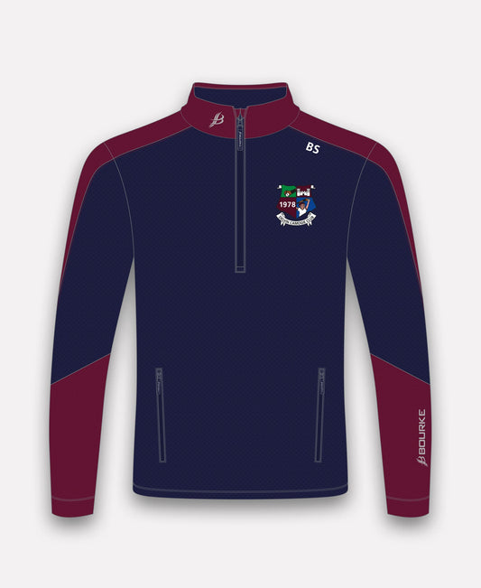 Delvin Camogie Croga Half Zip (Navy/Maroon)