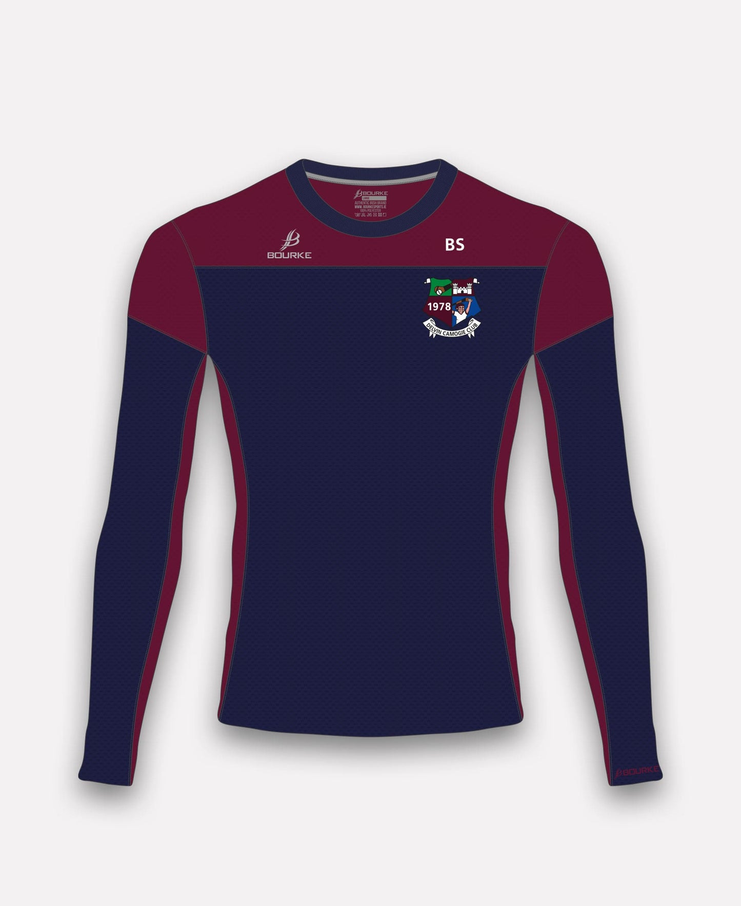 Delvin Camogie TACA Crew Neck (Maroon/Navy)