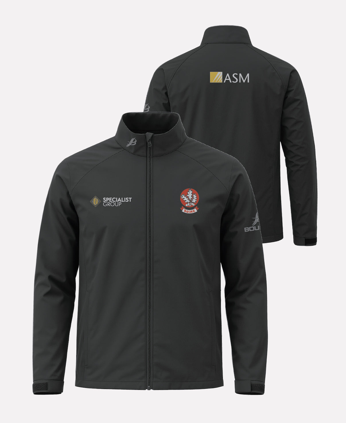 Derry Camogie TEASRA Waterproof Jacket (Black)