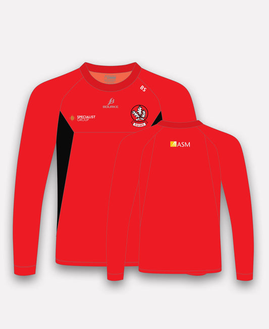 Derry Camogie BARR Crew Neck (Red/Black)