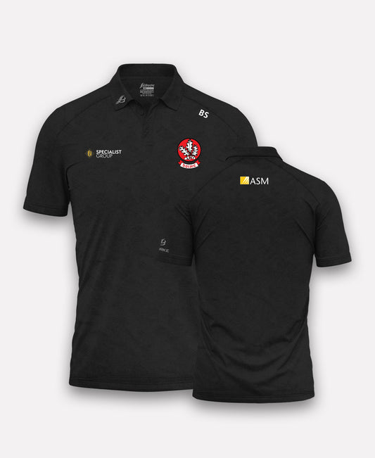 Derry Camogie BARR Polo Shirt (Black)
