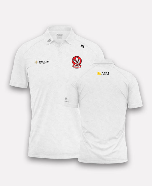 Derry Camogie BARR Polo Shirt (White)