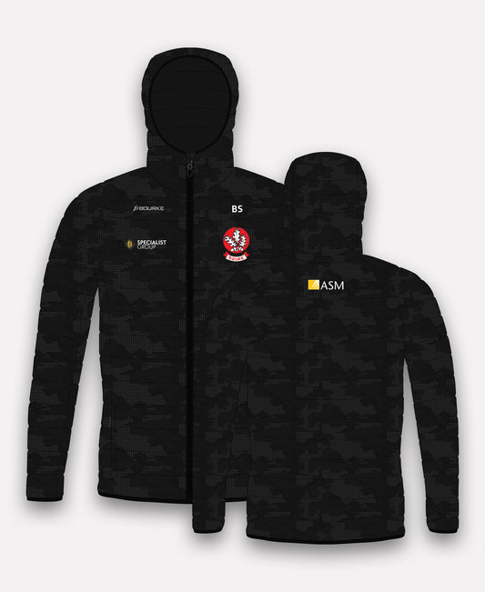 Derry Camogie Reflective Camo Jacket (Black)