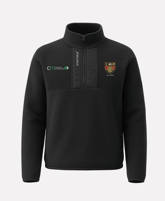 Down Camogie TEASRA Half Zip Fleece (Black)