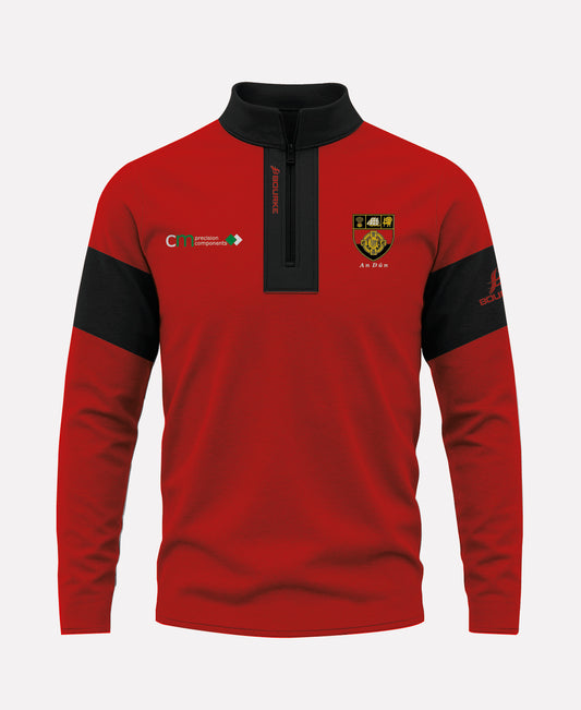 Down Camogie TEASRA Half Zip (Black/Red)