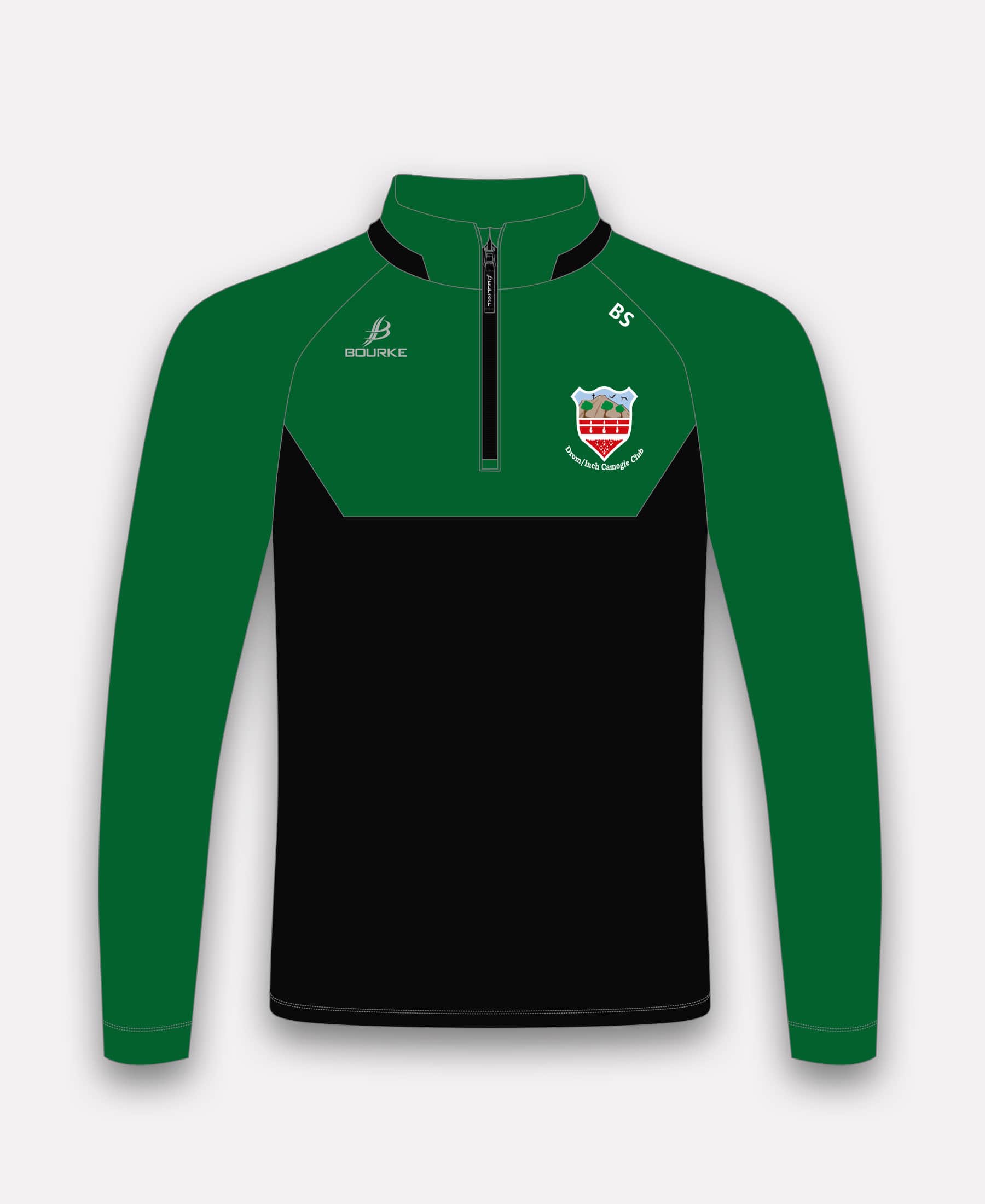 Drom Inch Drom & Inch Camogie BARR Half Zip (Black/Green) – Bourke Sports (.IE ...