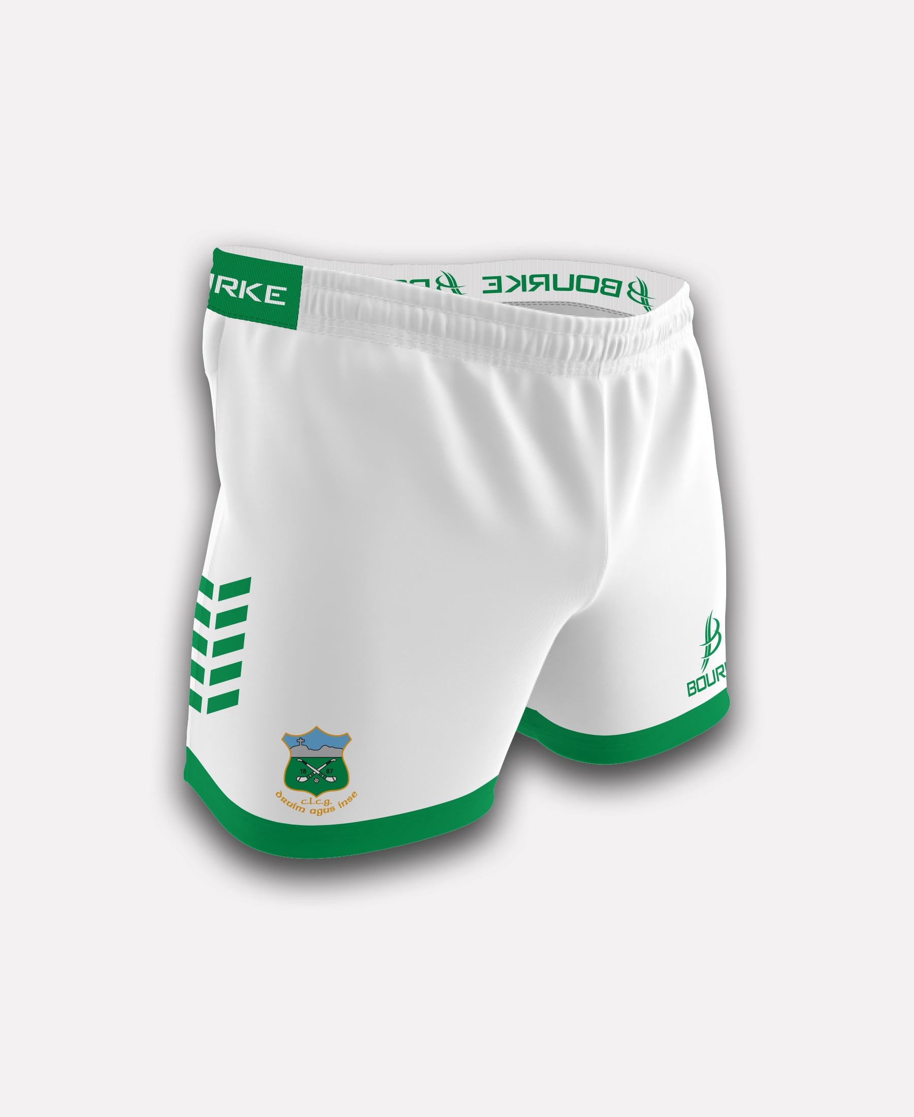 Drom Inch Drom & Inch GAA Flex Chevron Shorts (White) – Bourke Sports (.IE) Website