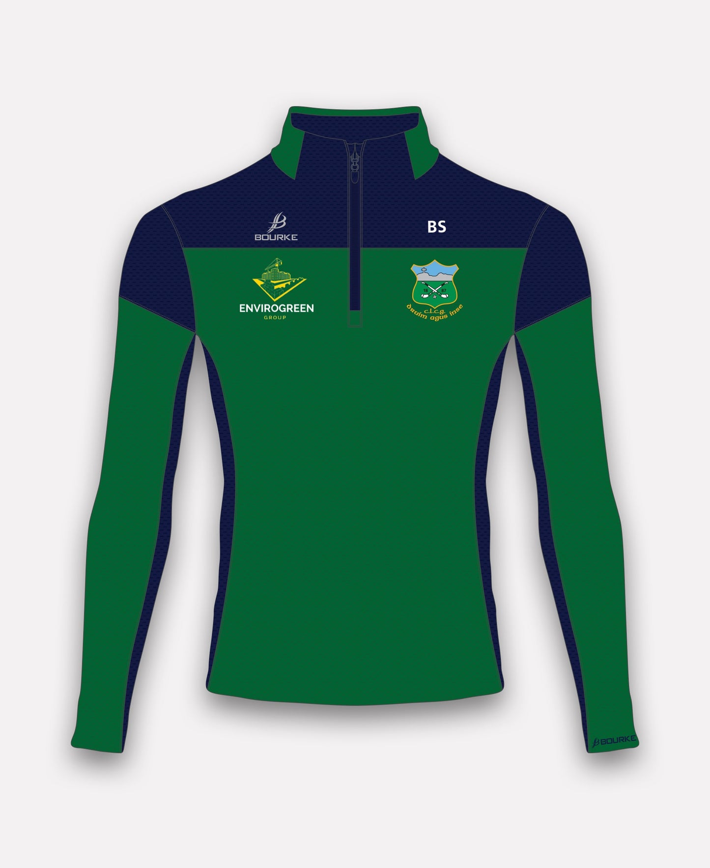 Drom & Inch GAA TACA Half Zip (Green/Navy)