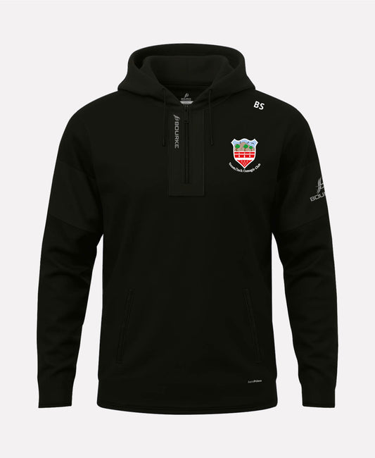 Drom & Inch Camogie TEASRA Half Zip Hoodie (Black)