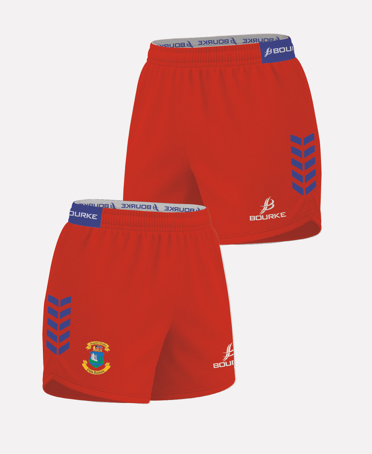 St Peters Dunboyne GAA FLEX Ladies  Shorts (Red/Blue)