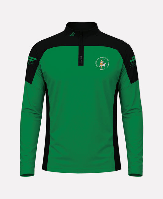 Dunloy Cuchullains SORA Half Zip (Black/Green)