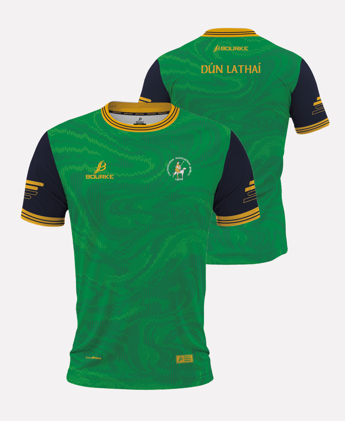 Dunloy Cuchullains Training Jersey 26/27 (Green/Navy/Amber)