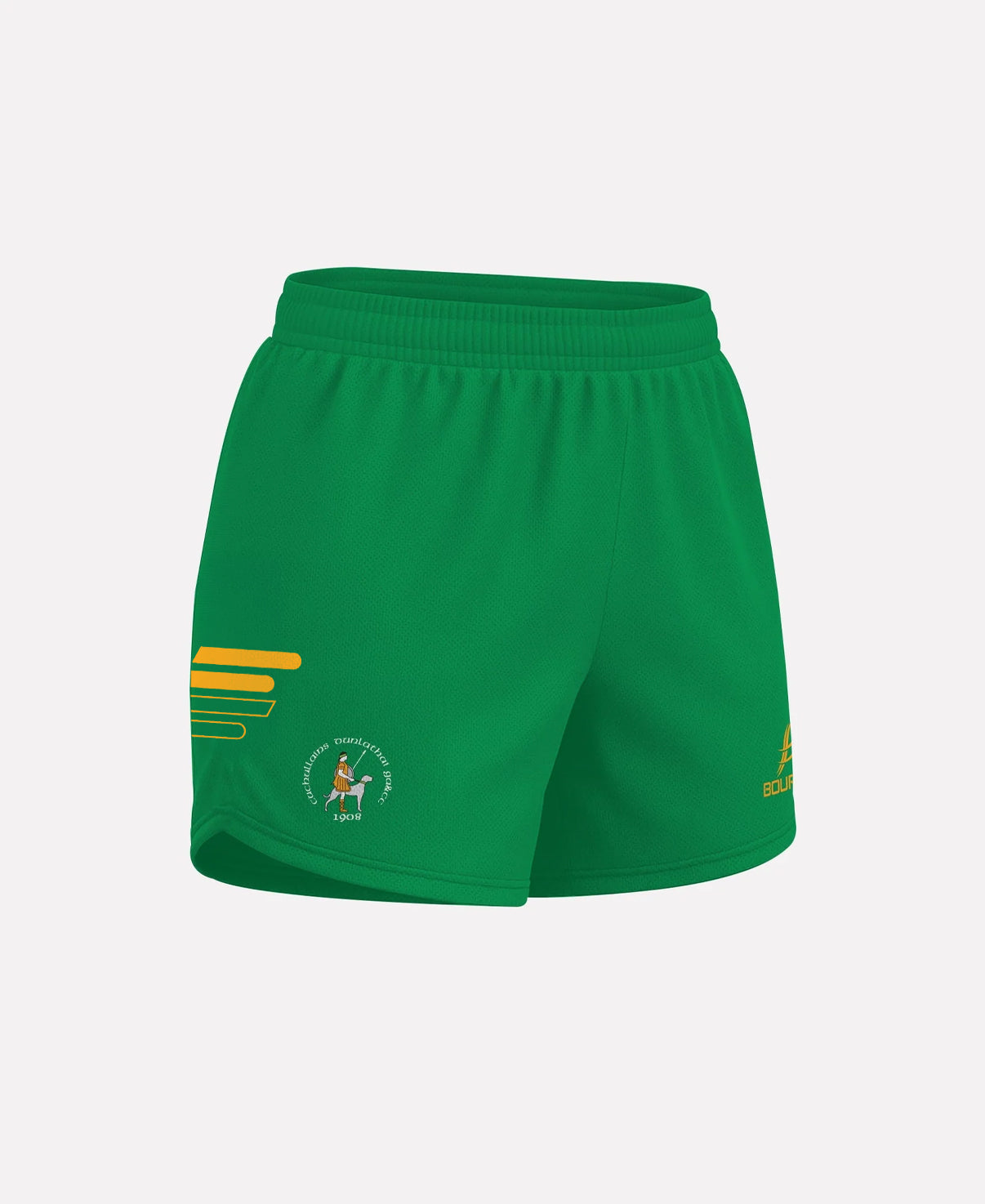 Dunloy Cuchullains Womens Shorts (Green/Amber)