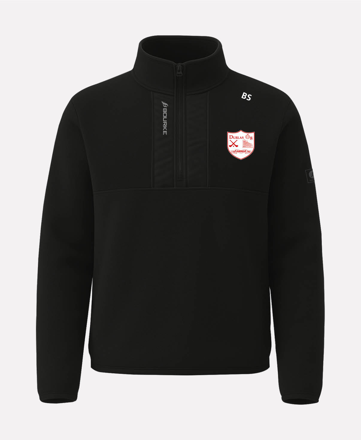 Durlas Og TEASRA Half Zip Fleece (Black)