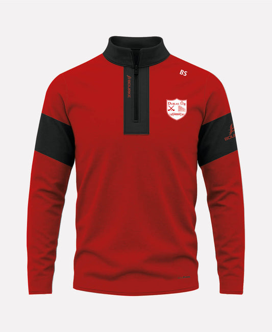Durlas Og TEASRA Half Zip (Black/Red)