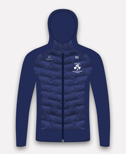 Eire Og Annacarty Donohill Camogie Croga Ladies Hybrid Jacket (Navy)