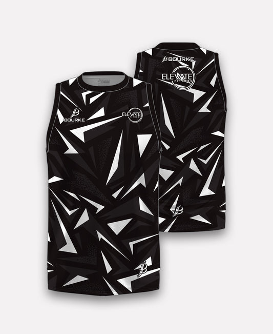Elevate Fitness Singlet (Black) 2025