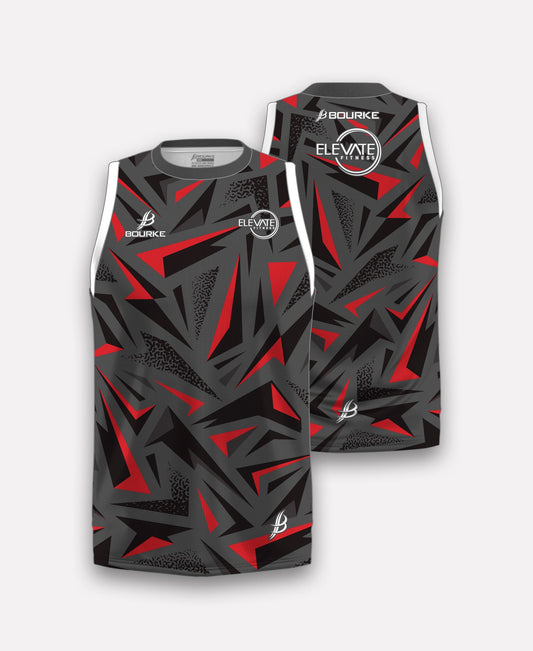 Elevate Fitness Singlet (Grey) 2025