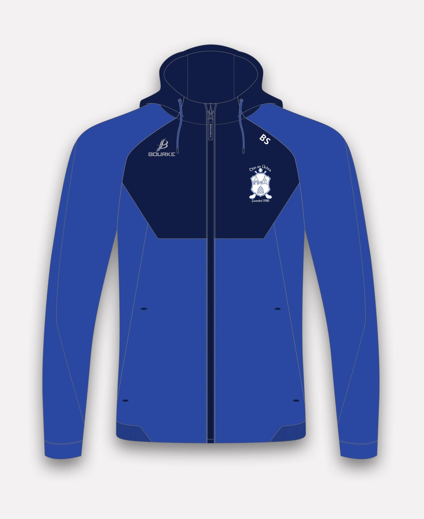 Eyrecourt Camogie BARR Hoody (Blue/Navy)