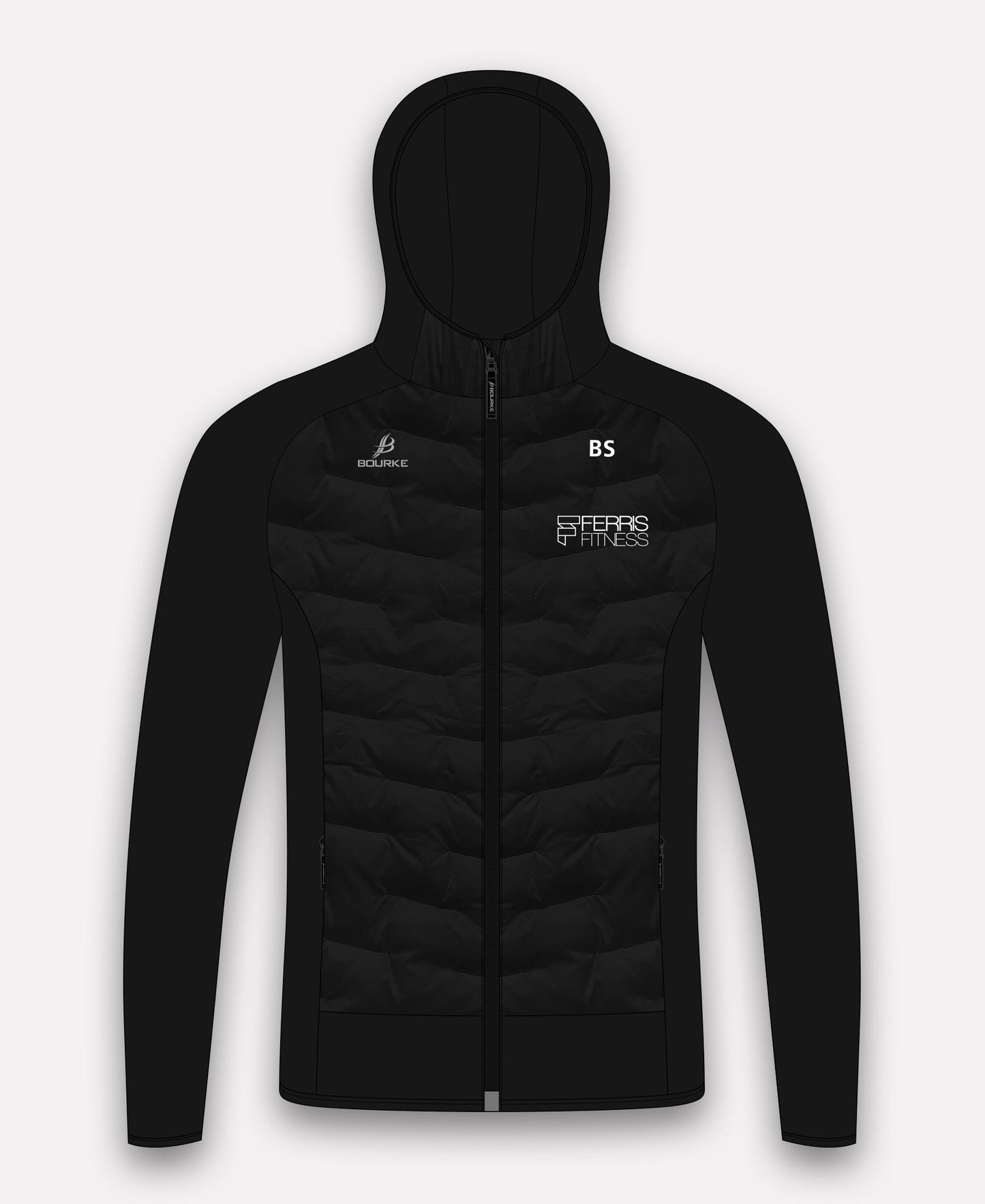 Ferris Fitness Croga Ladies Hybrid Jacket (Black)