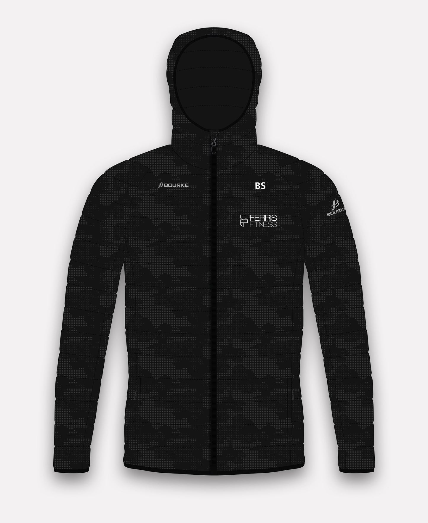 Ferris Fitness Reflective Camo Jacket (Black)