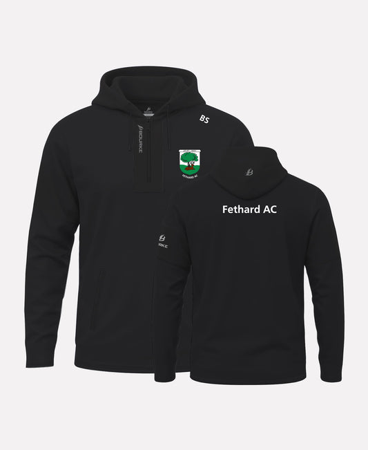Fethard AC TEASRA Half Zip Hoodie (Black)