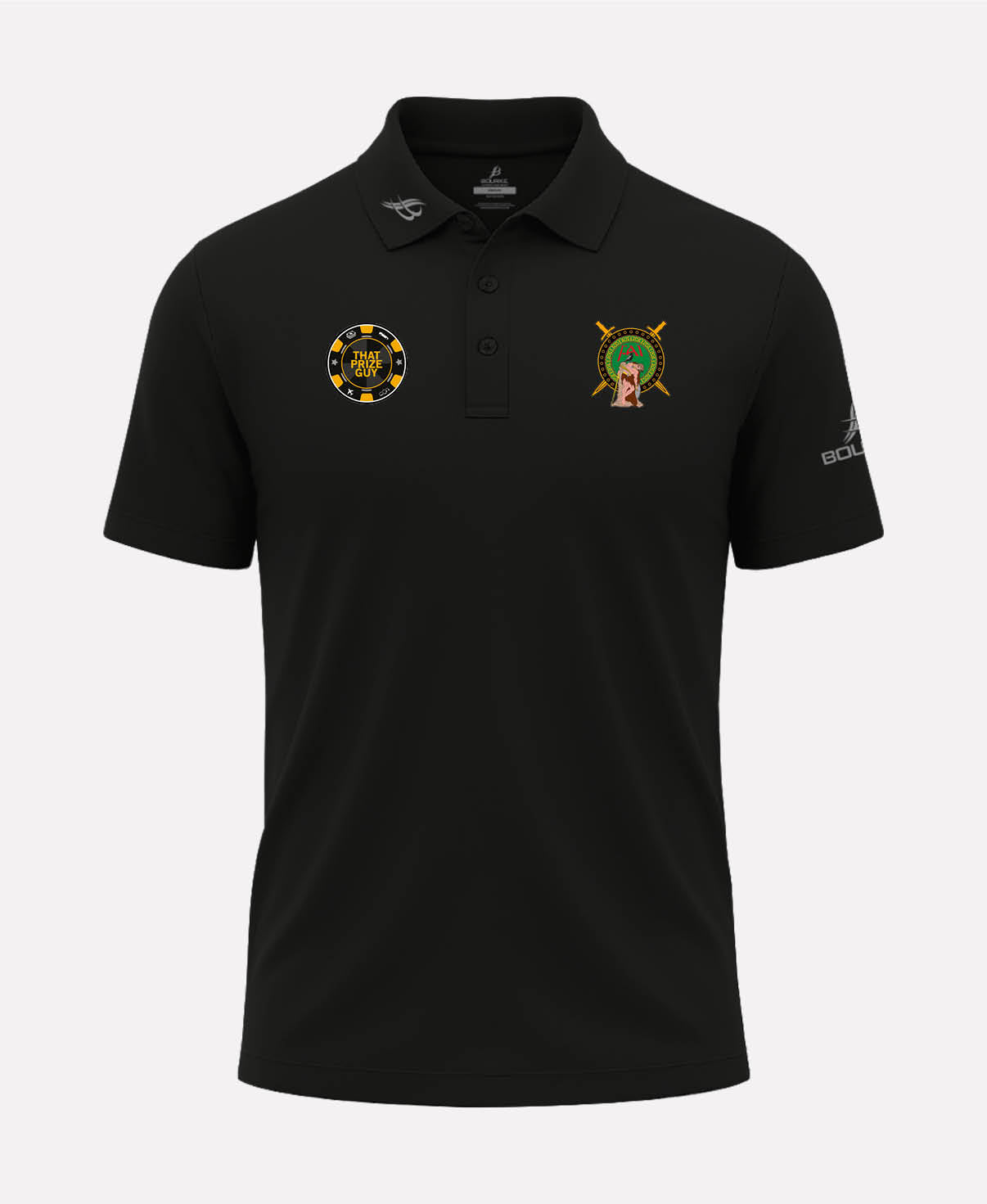 Fight Academy Ireland FORTIS Polo Shirt (Black)