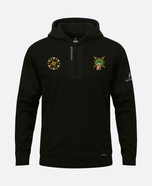 Fight Academy Ireland TEASRA Half Zip Hoodie (Black)