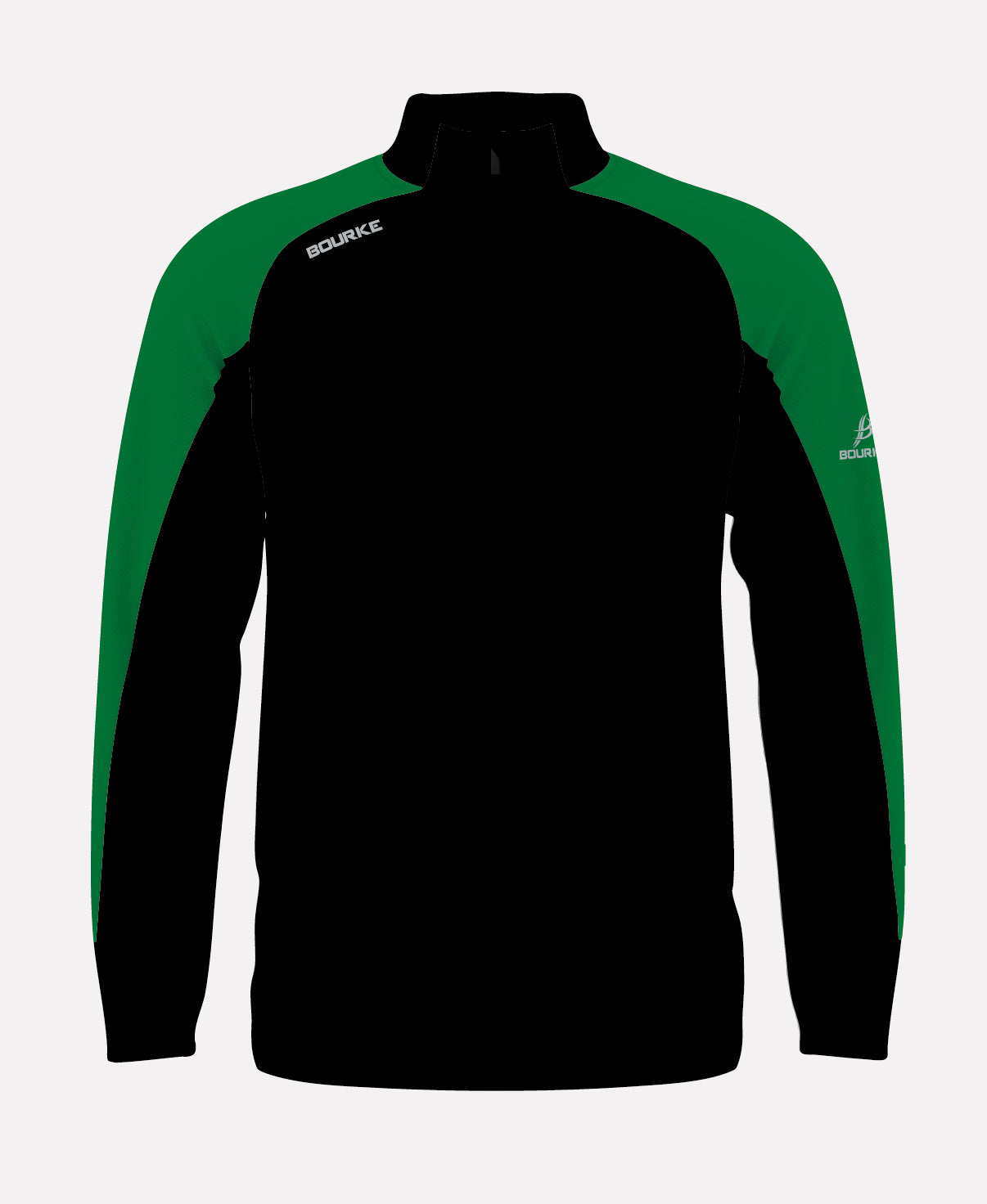 FORTIS Kids Half Zip (Black/Green)