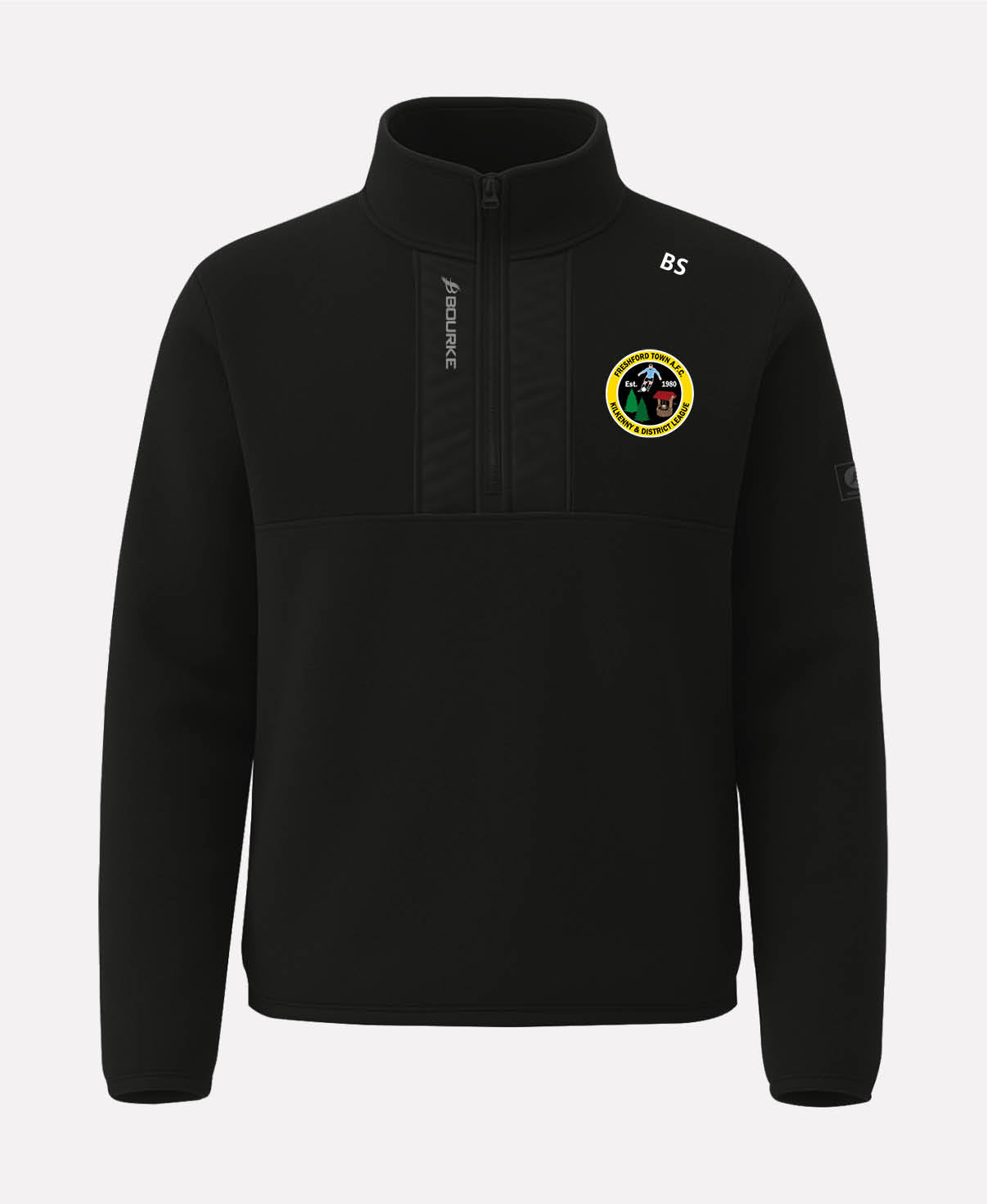 Freshford Town FC TEASRA Half Zip Fleece (Black)