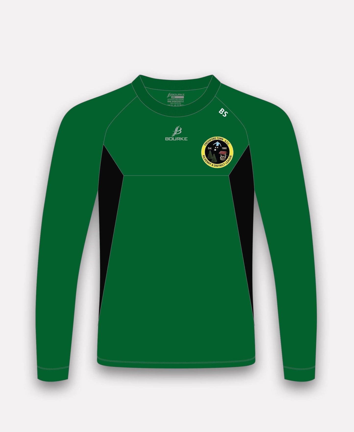 Freshford Town FC BARR Crew Neck (Green/Black)