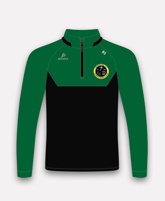 Freshford Town FC BARR Half Zip (Black/Green)