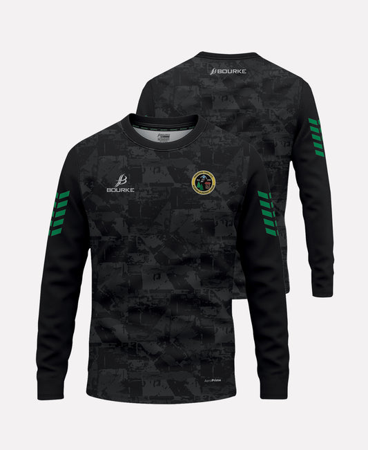 Freshford Town FC Warm Up Crew Neck 2025/26 (Black/Green)
