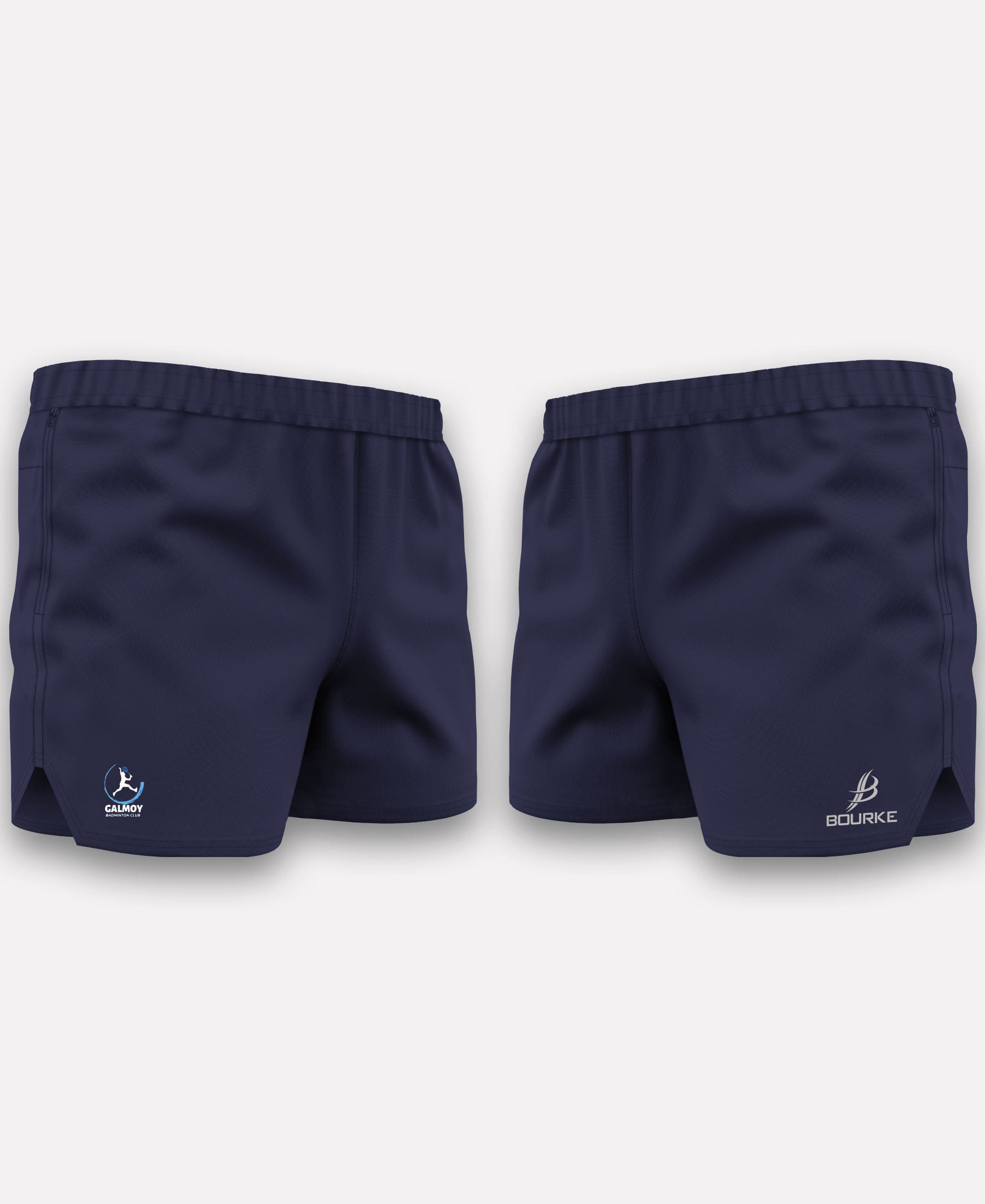 Galmoy Badminton BARR Gym Shorts (Navy)