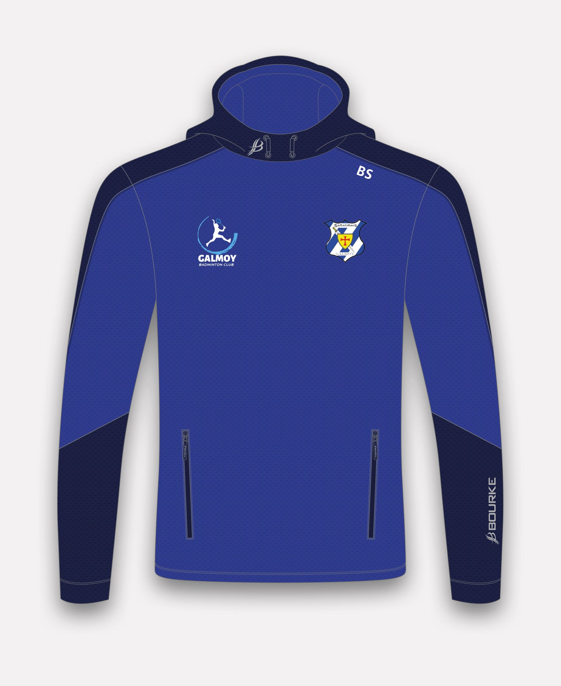 Galmoy Badminton Croga Hoody (Blue/Navy)