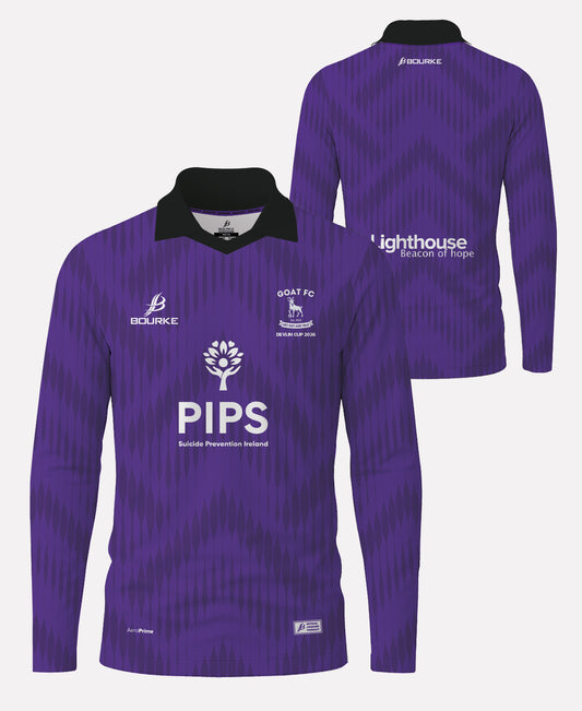 Get Out And Talk FC AWAY Goalkeeper Jersey (Purple)