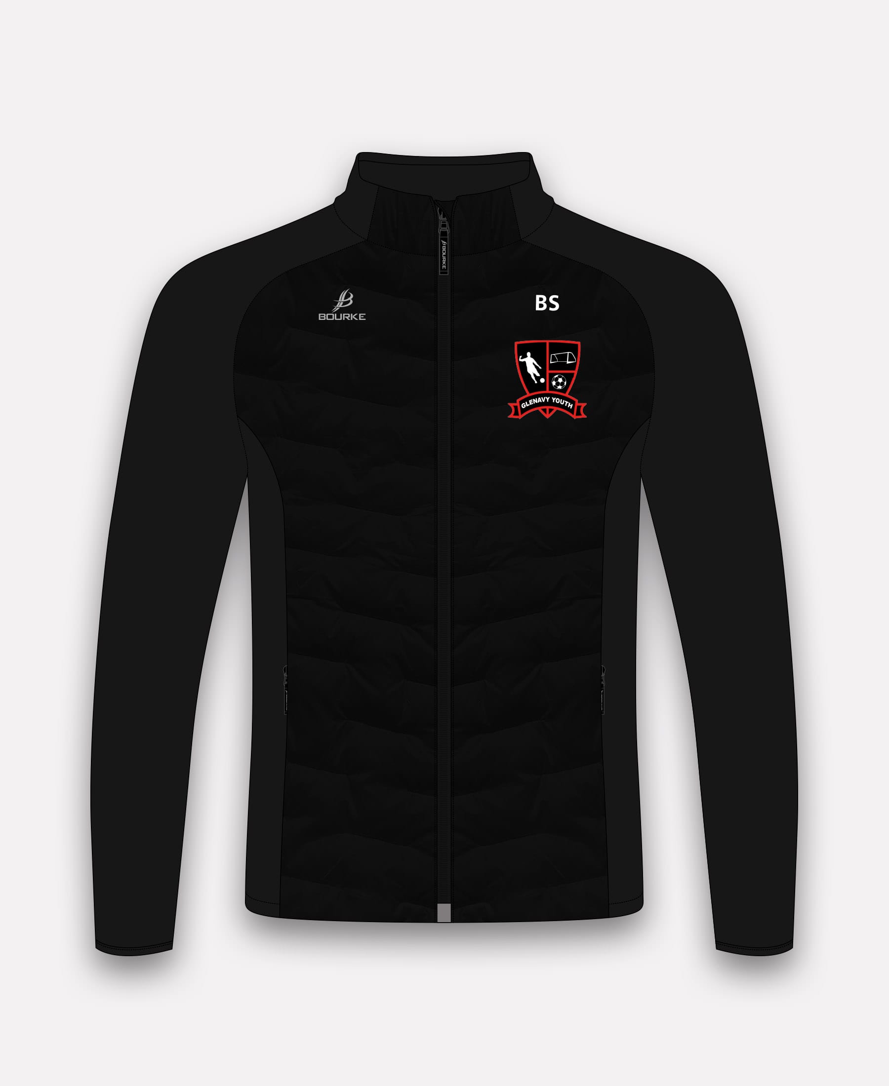 Glenavy Youth FC Croga Hybrid Jacket (Black)