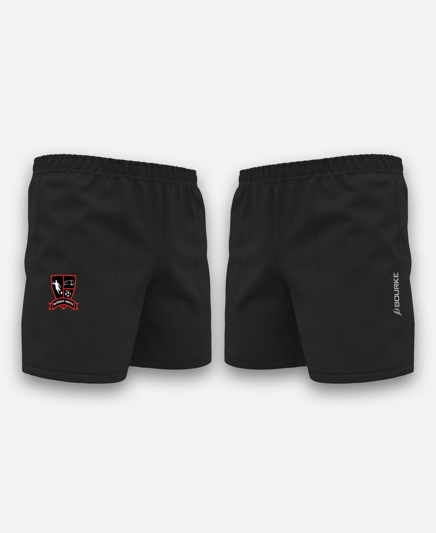 Glenavy Youth FC TACA Gym Shorts (Black)