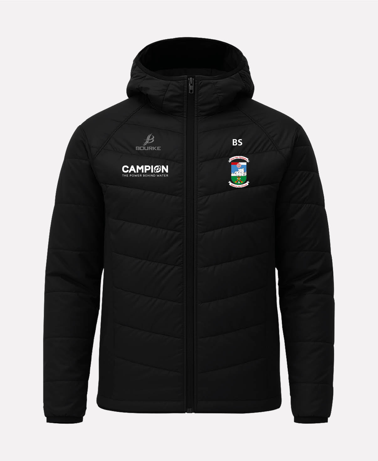 Gortnahoe Glengoole GAA FORTIS Hooded Jacket (Black)