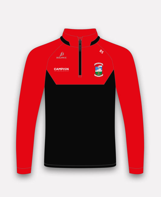 Gortnahoe Glengoole GAA BARR Half Zip (Black/Red)