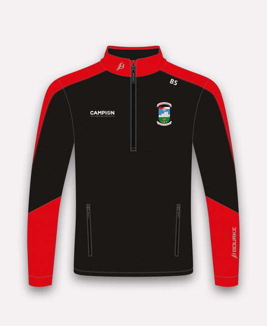 Gortnahoe Glengoole GAA Croga Half Zip (Black/Red)