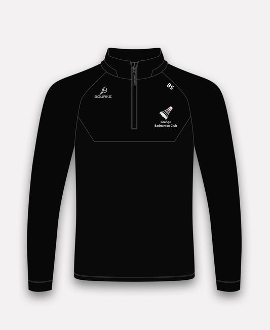 Grange Badminton BARR Half Zip (Black)